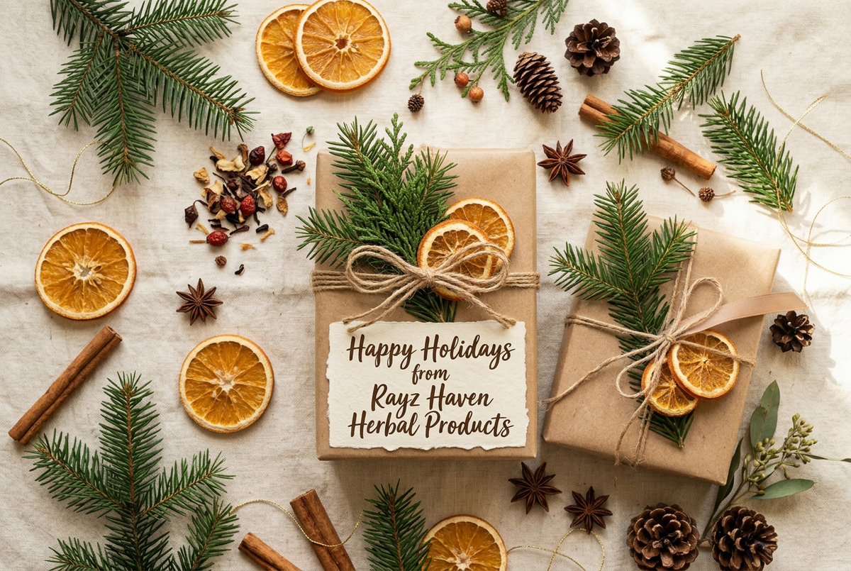 Happy Holidays from Rayz Haven Holiday Gift Bundle Collections