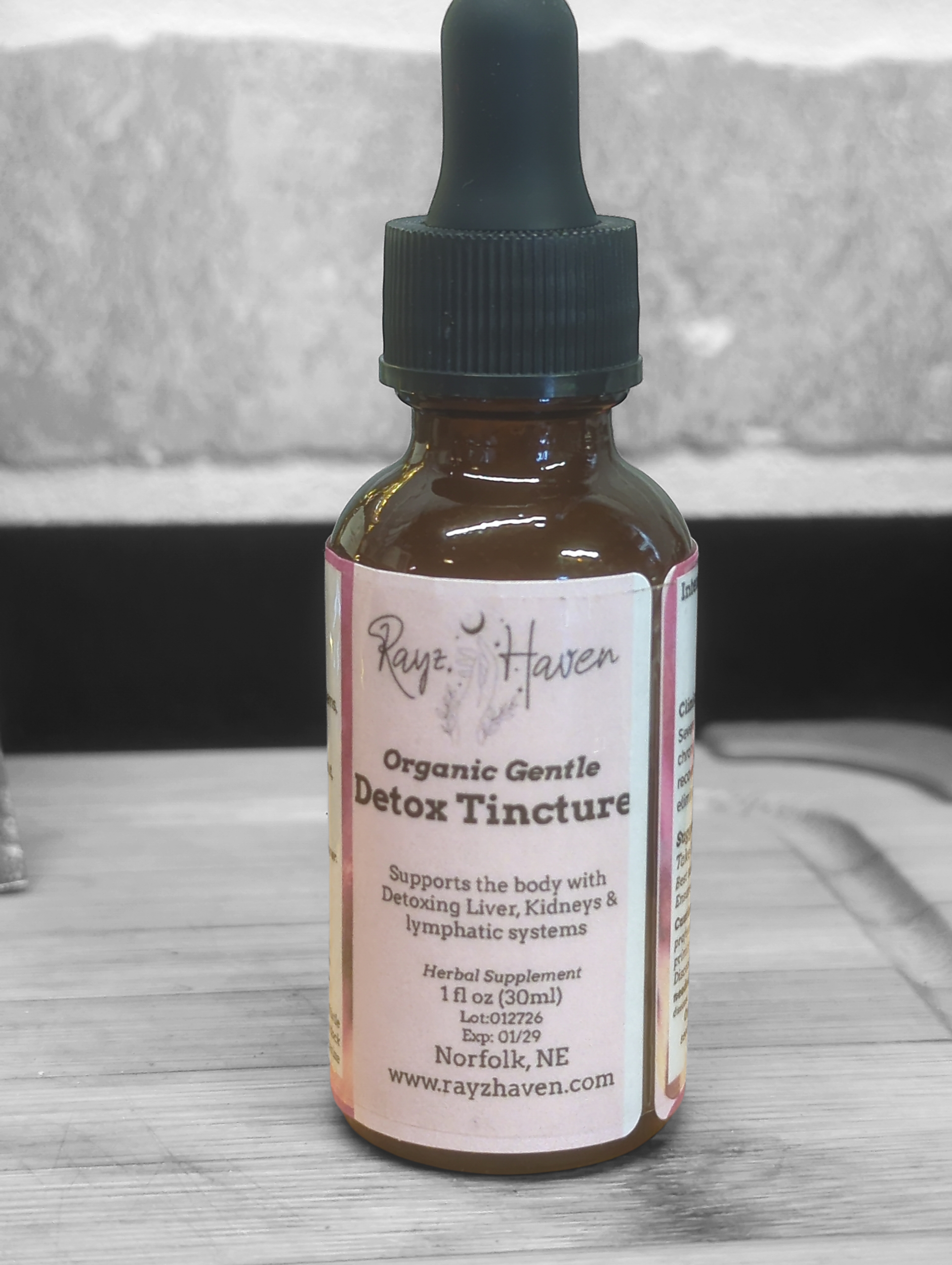 Organic Gentle Detox Tincture