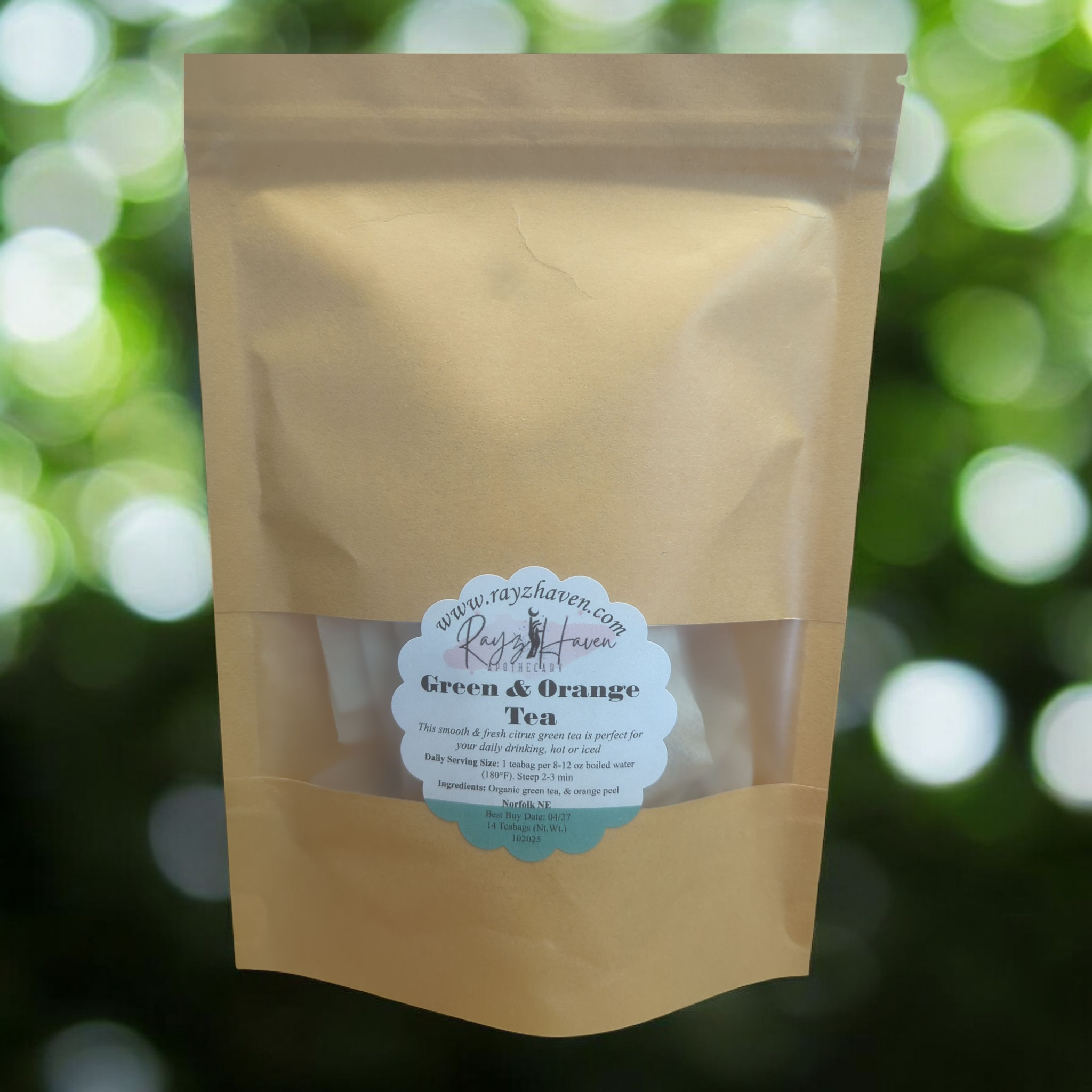 Green & Orange Herbal Tea