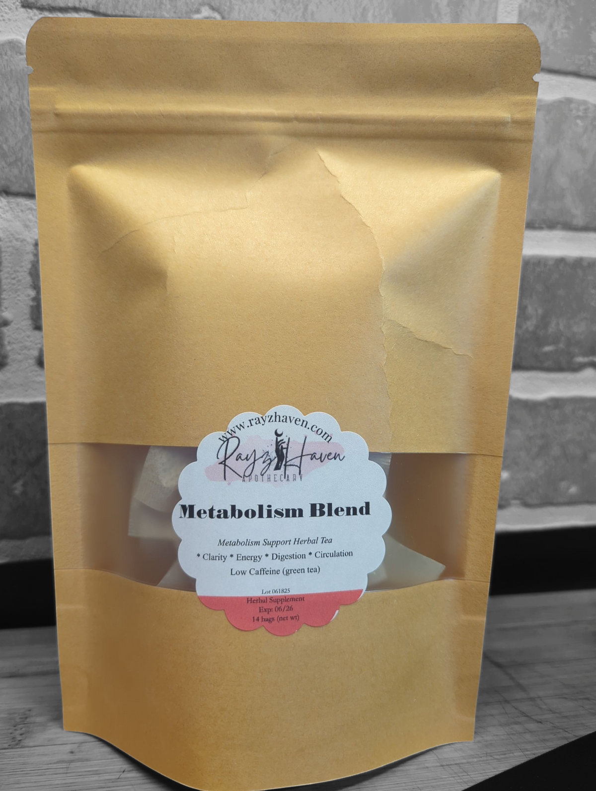 Organic Metabolism Blend herbal infusion 