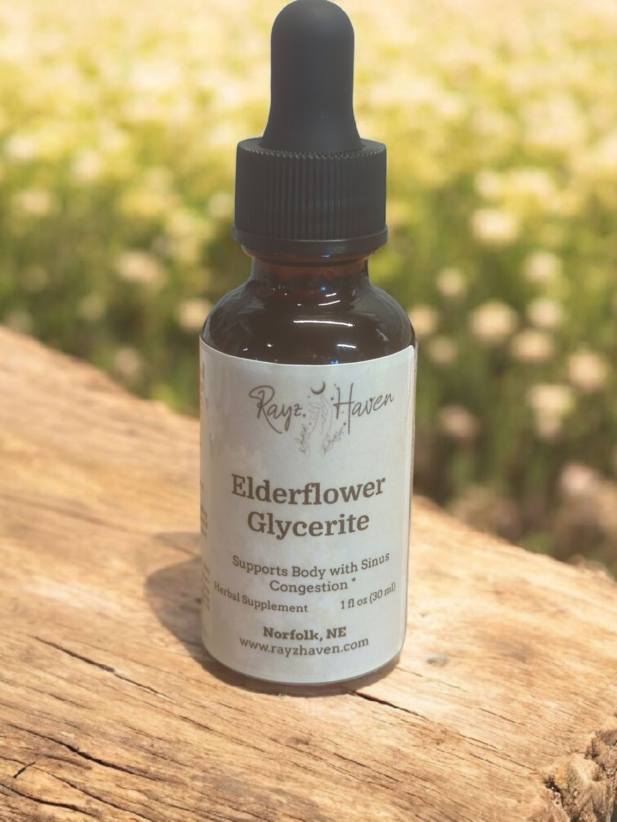 Organic Elderflower Glycerite 