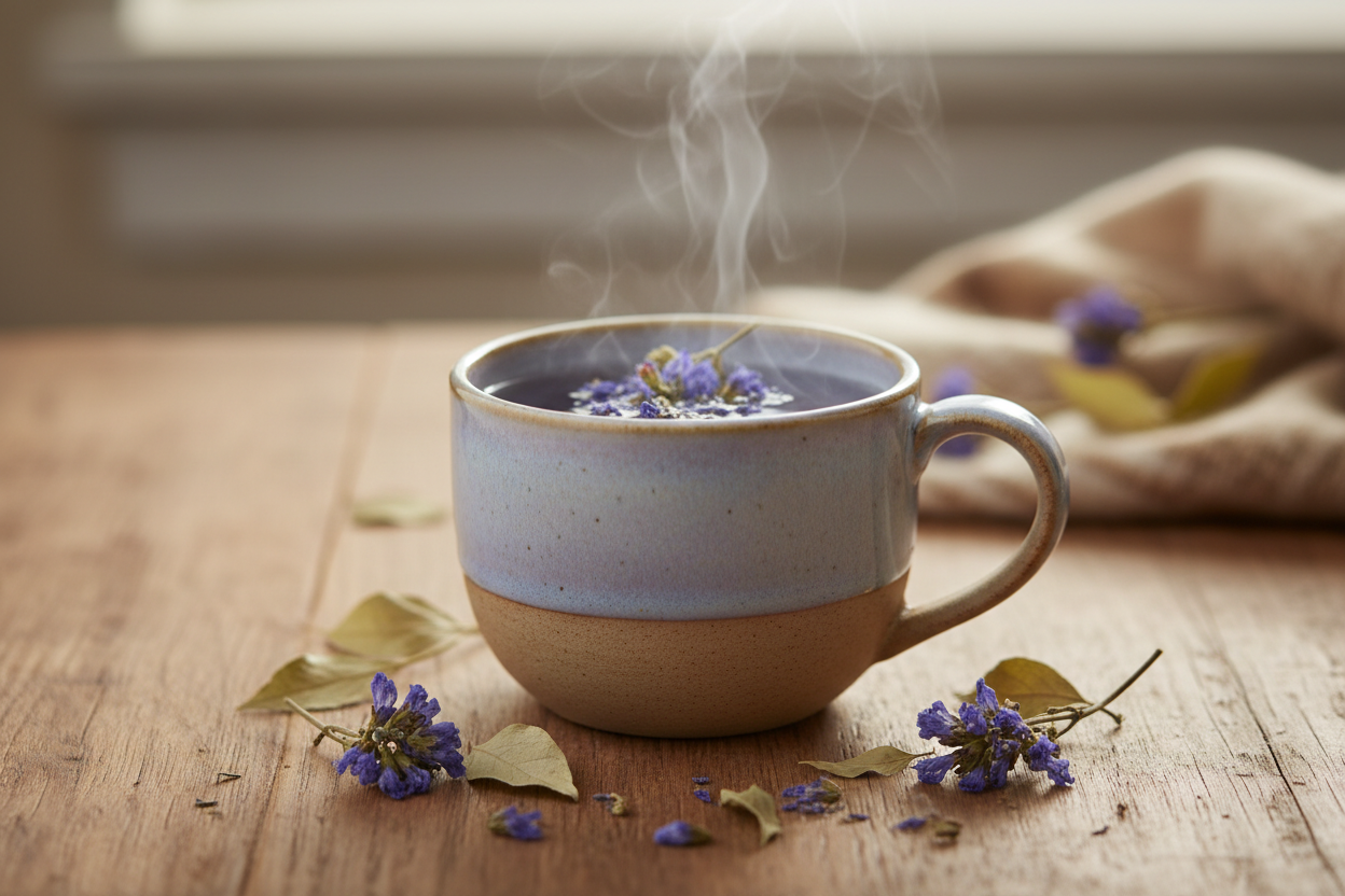 cup of skullcap tea