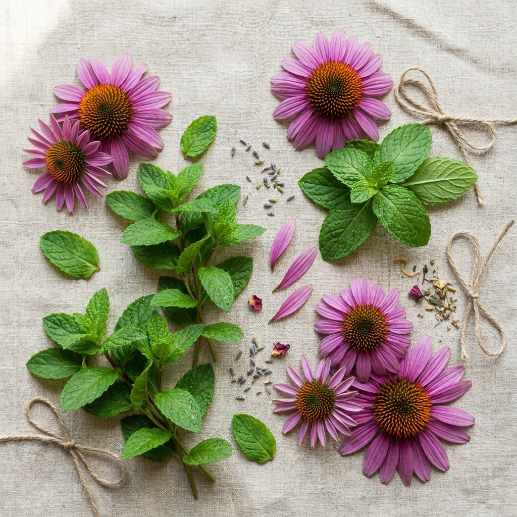 Deep Dive Herbal Class on "Cold & Flu" Herbs Echinacea & Peppermint