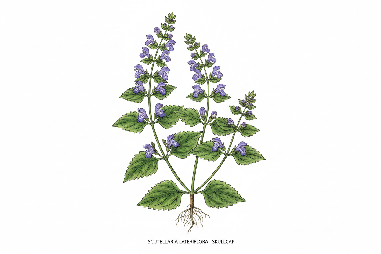 Skullcap (scutellaria lateriflora) 